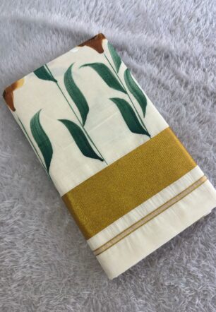 Malisha - Brush Painted Cotton Saree