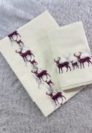 DEER - Printed cotton Set mundu