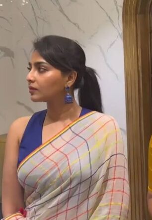 Checks mul cotton aiswarya lekshmi inspired